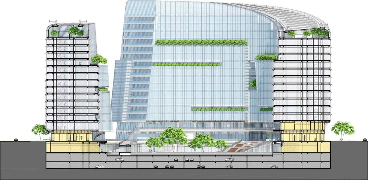 BIM建筑|成都高新创合中心 / LLA