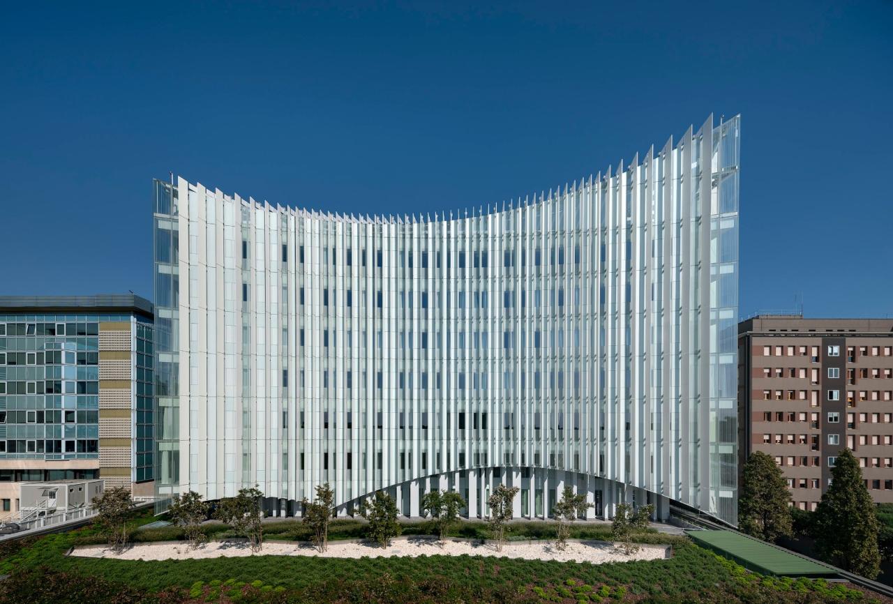 BIM建筑|会吸霾的医院：米兰圣拉斐尔医院新外科和急救中心 / MCA建筑事务所