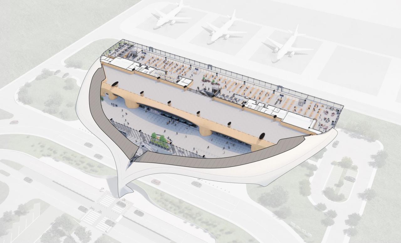 BIM建筑|“山中飞鸟”：浙江丽水机场设计 / 马岩松MAD