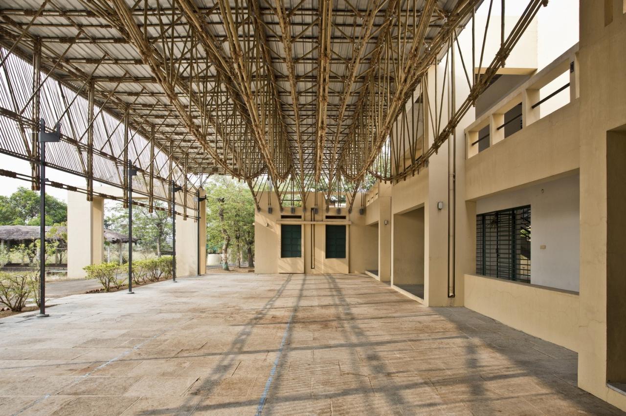 BIM建筑|工匠竹系统 Yogashala / Thumbimpressions