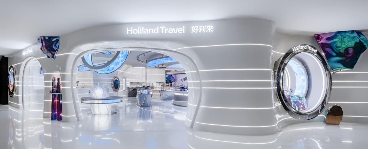 BIM建筑|HOLILAND TRAVEL：平行宇宙的未来叙事主义 / SLT设计咨询有限公司