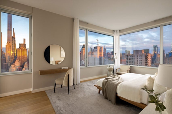 BIM建筑|西扎在曼哈顿完成石灰石覆盖的摩天大楼