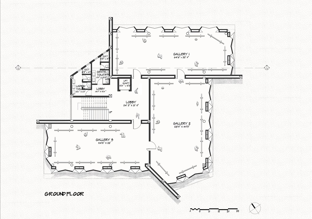 BIM建筑|Manshakti Mindgym 博物馆 / Design Workshop