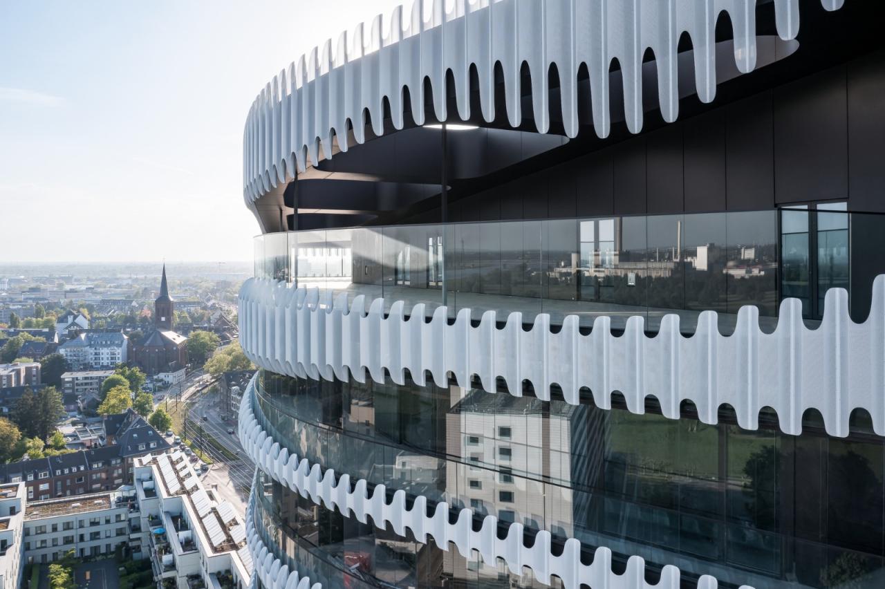 BIM建筑|RKM740“拉链” 塔楼 / J. Mayer H. Architects