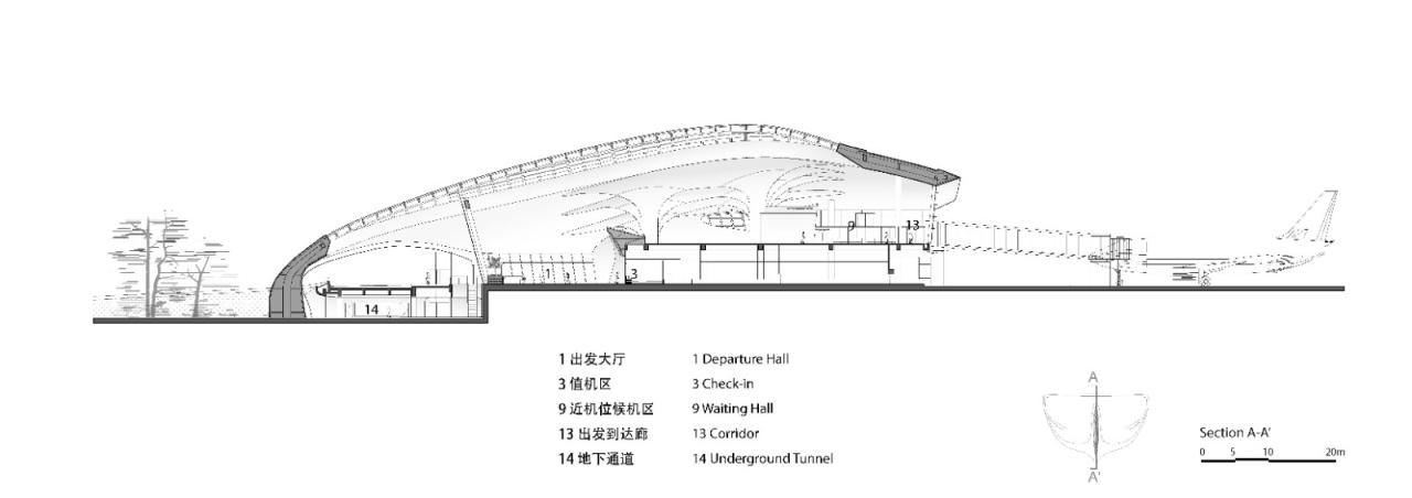 BIM建筑|“山中飞鸟”：浙江丽水机场设计 / 马岩松MAD