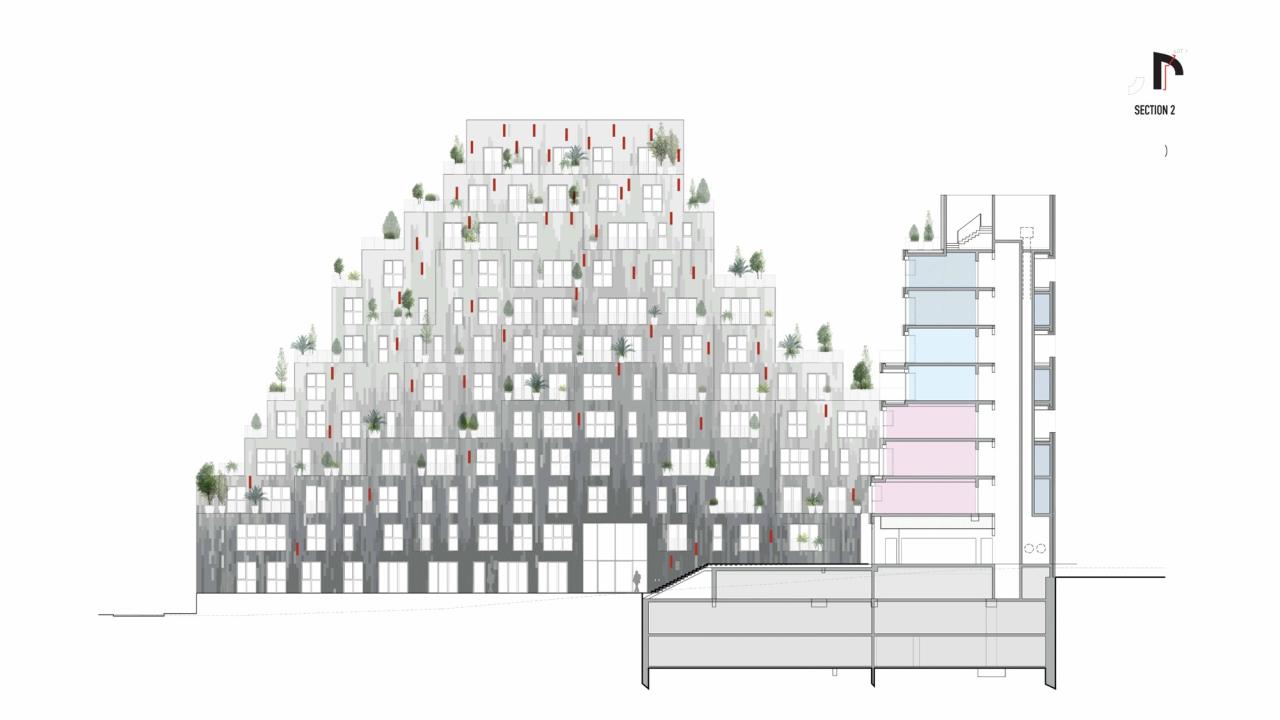BIM建筑|景观住宅综合体 Ascension / MVRDV