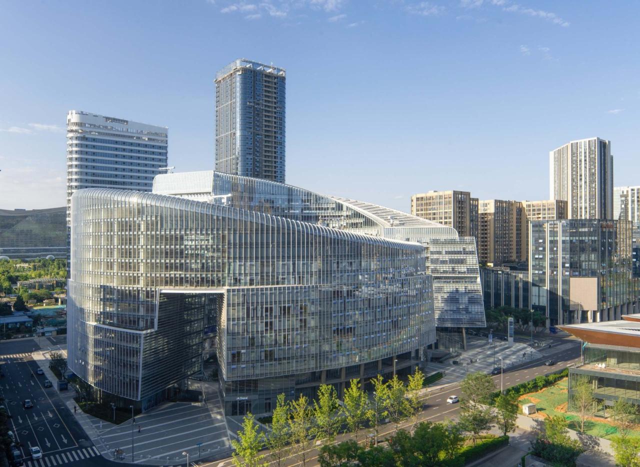 BIM建筑|成都高新创合中心 / LLA