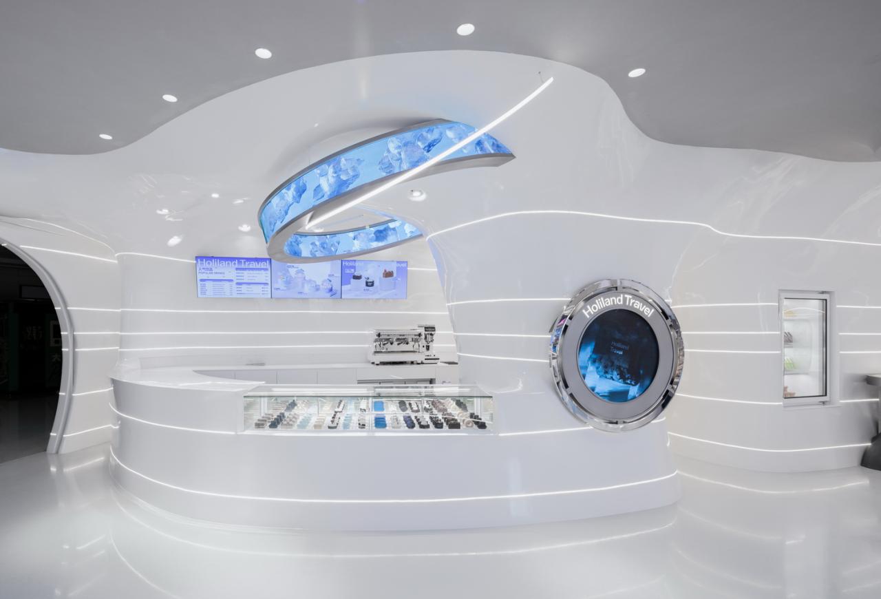 BIM建筑|HOLILAND TRAVEL：平行宇宙的未来叙事主义 / SLT设计咨询有限公司