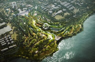 BIM建筑|延伸至岷江的‘峡谷建筑’，五粮·东方酒谷方案公布 / 奥雷·舍人-BIM建筑网