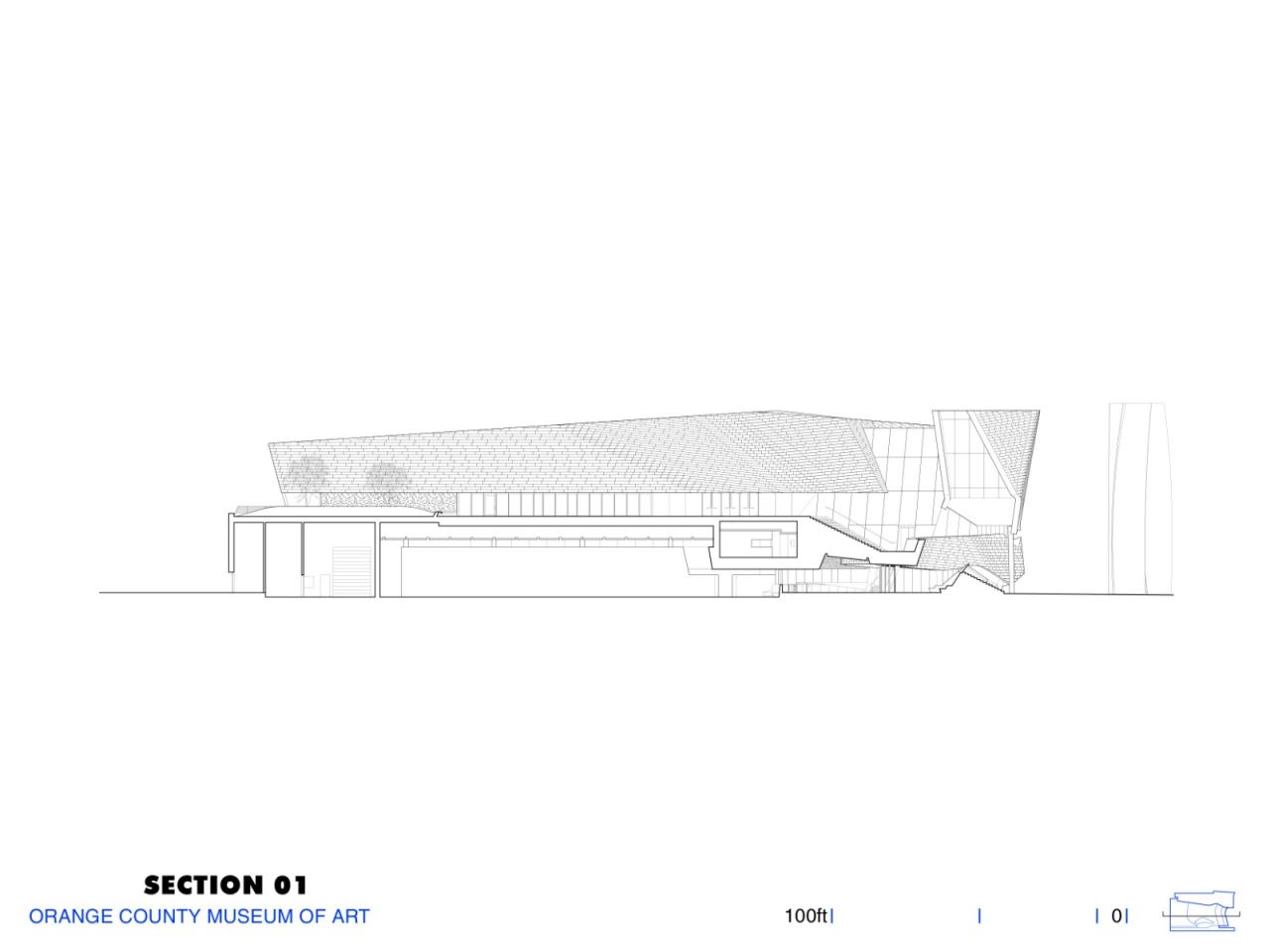 BIM建筑|美国加州橙县艺术博物馆 / Morphosis