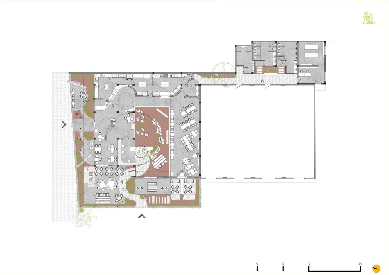 BIM建筑|May 咖啡厅和面包店 / FeA