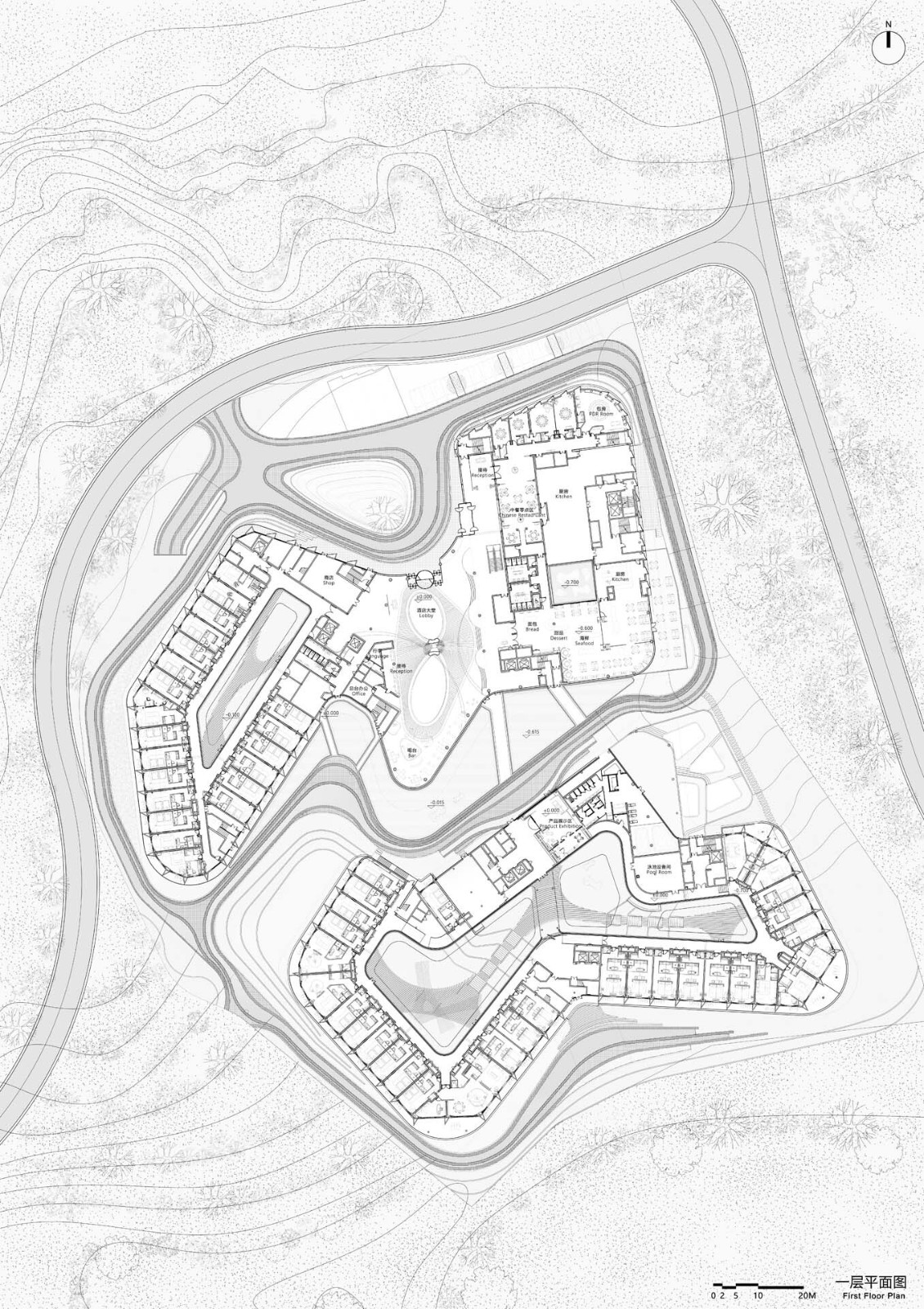 BIM建筑|南京丽笙酒店 / 上海创盟国际建筑设计