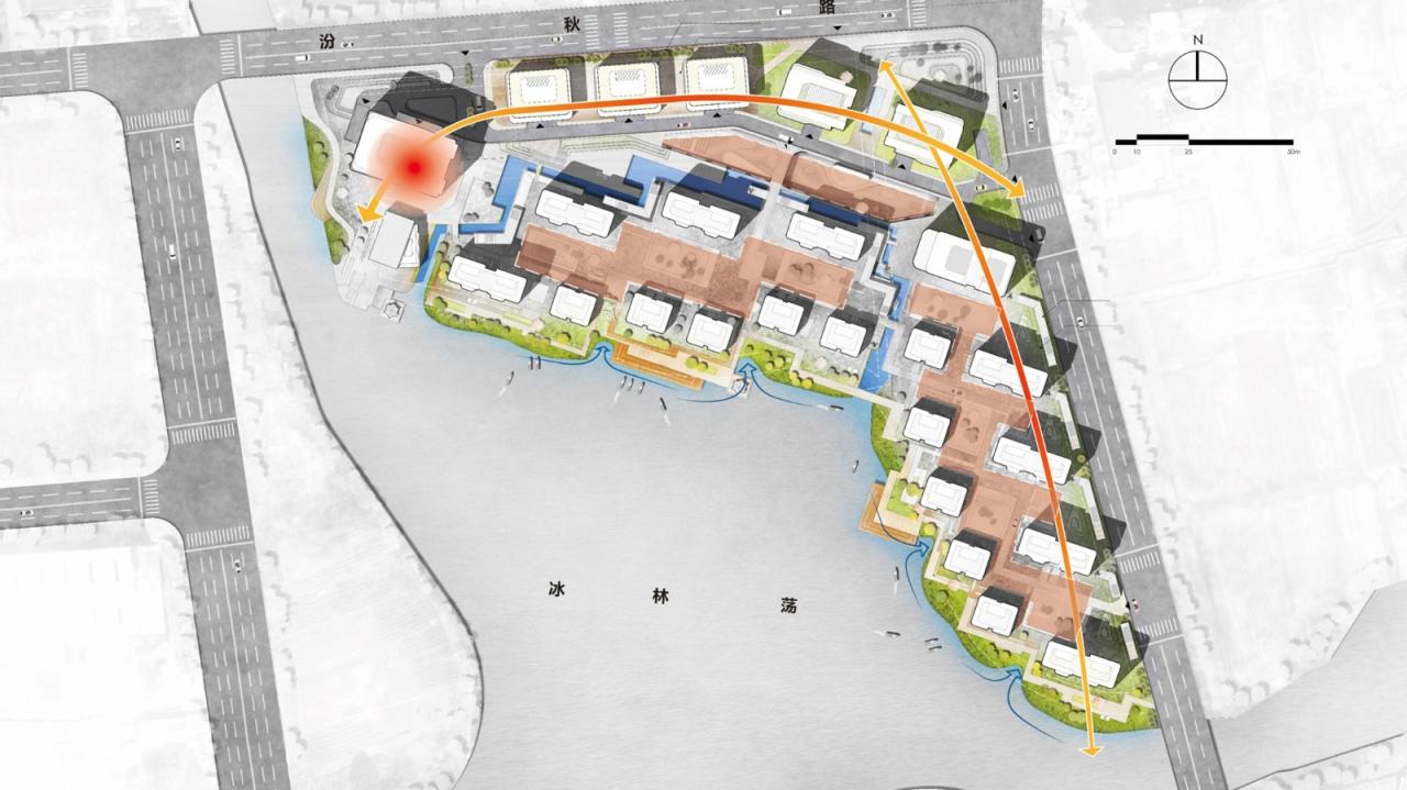 BIM建筑|长三角科大亨芯研究院：在长三角“原点”打造江南水乡式特色产业园 / 三益建筑