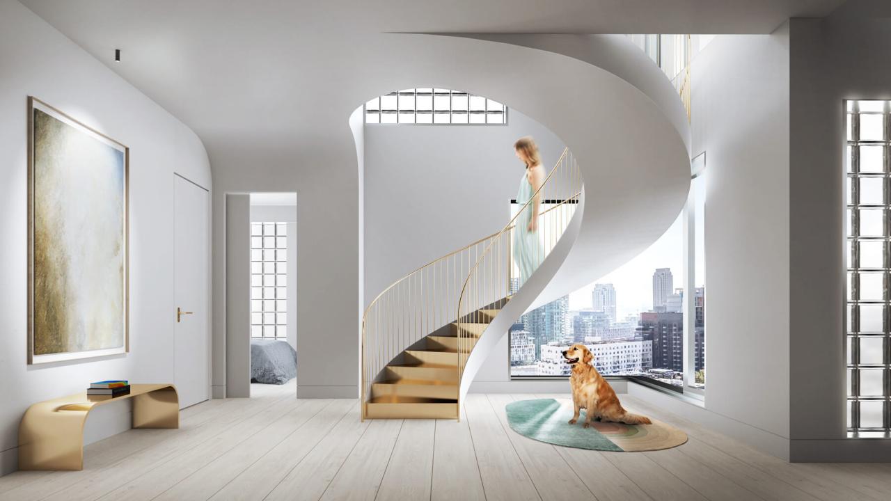 BIM建筑|明星的私人住宅：「多伦多一号公馆」顶层豪宅 / BIG