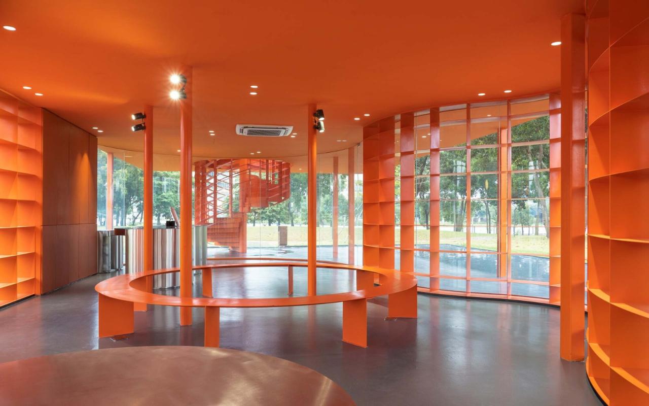 BIM建筑|深圳坪山中心公园大草坪城市书房 / 厘米制造