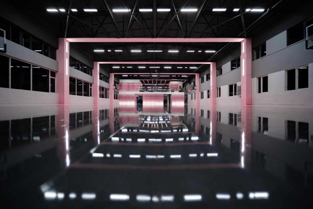 BIM建筑|少女心篮球馆：元素体育篮球馆橄榄树店 ，昆明 / 平介设计