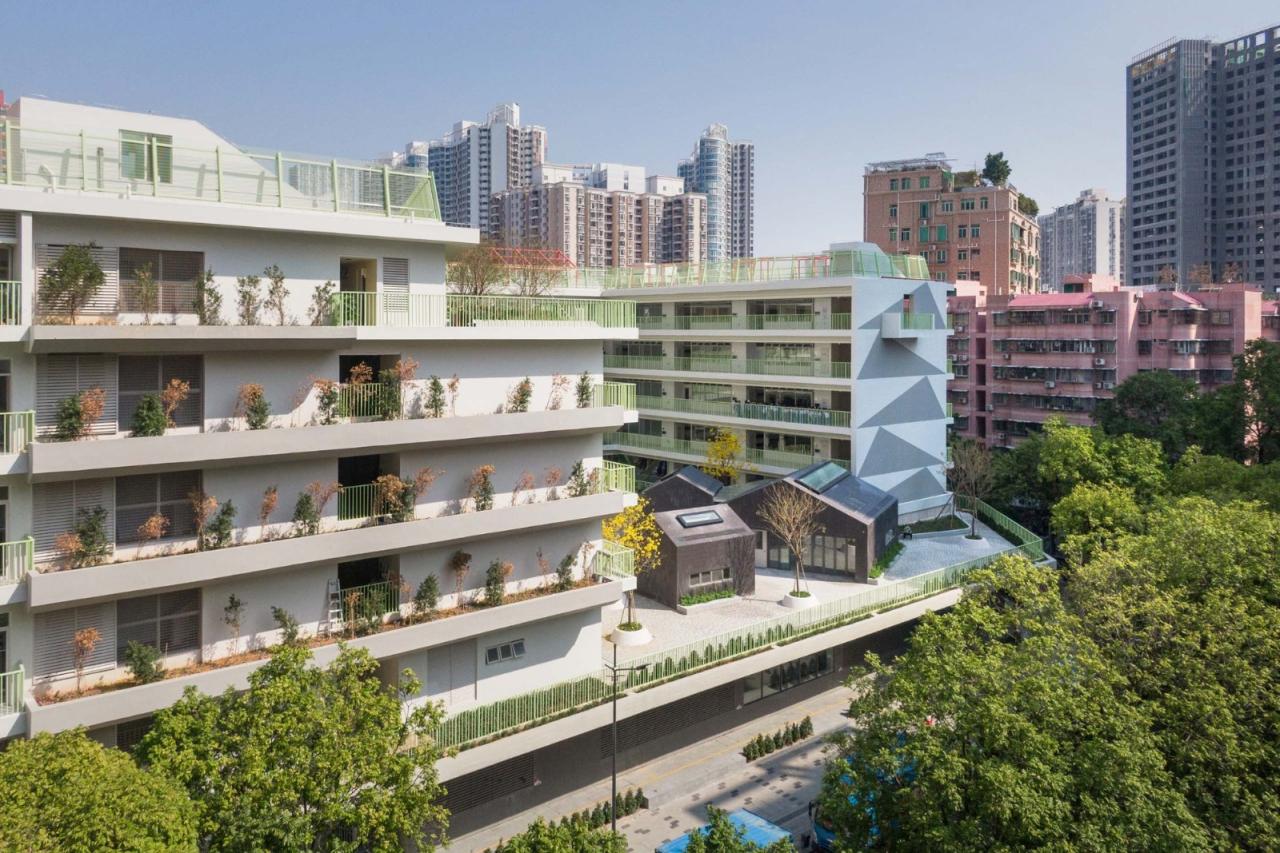 BIM建筑|深圳福田新沙小学 / 一十一建筑