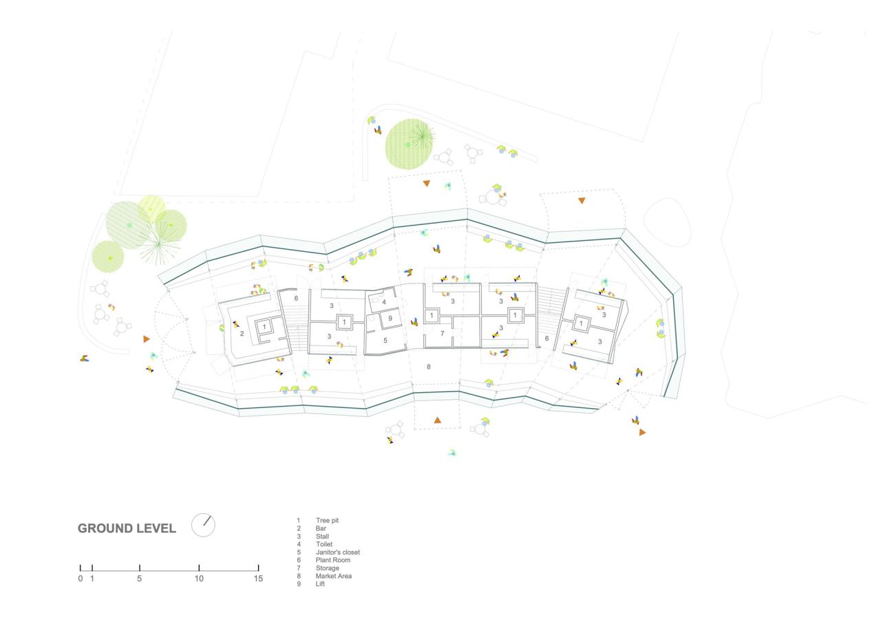 BIM建筑|设计街区食堂 / Selgascano