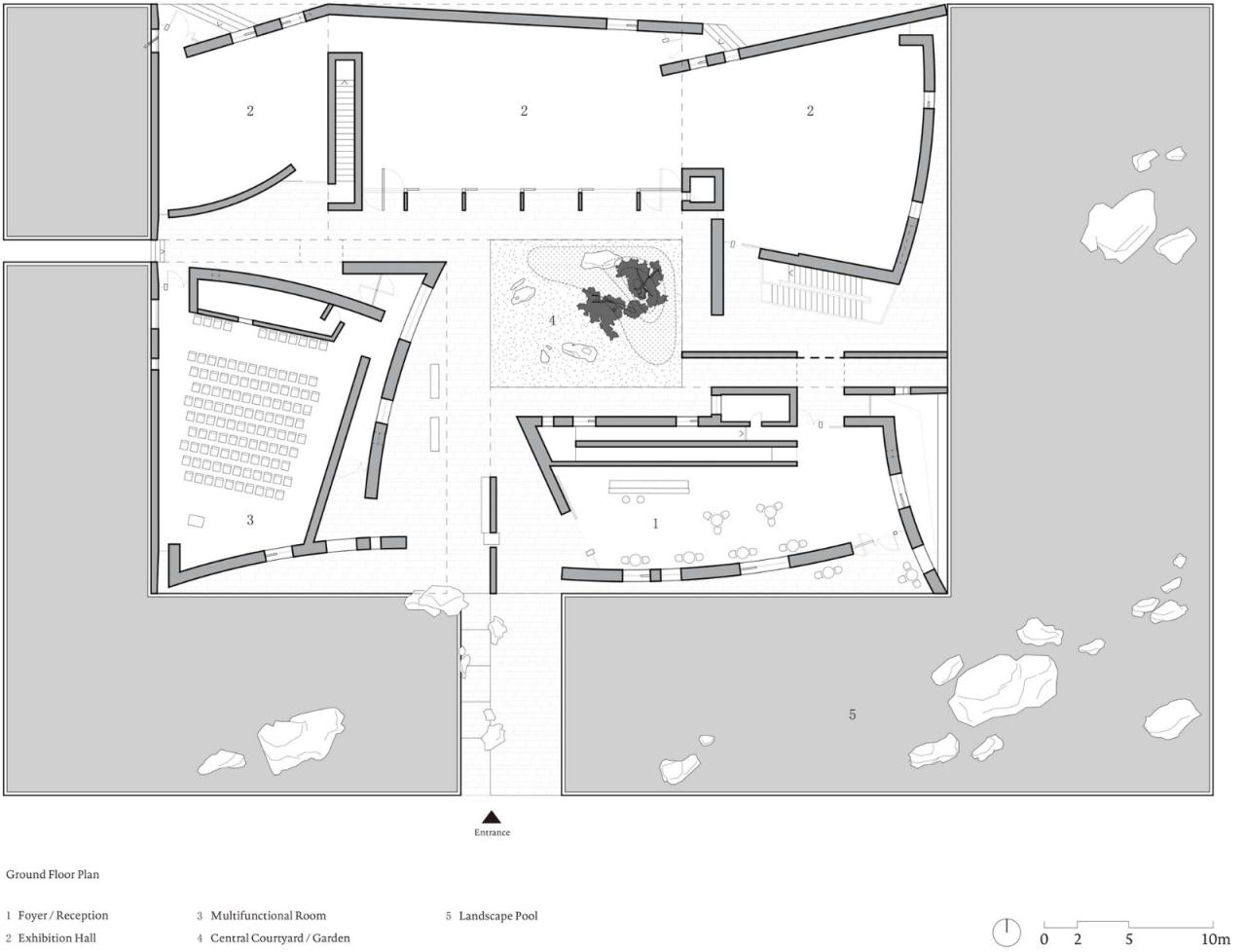 BIM建筑|淄博华侨城艺术中心 / 朱锫建筑设计事务所