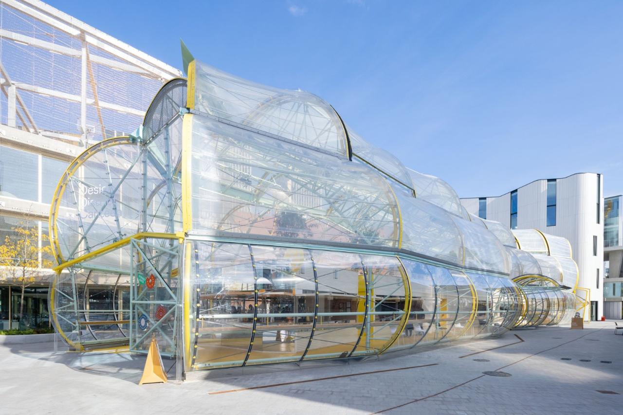 BIM建筑|设计街区食堂 / Selgascano