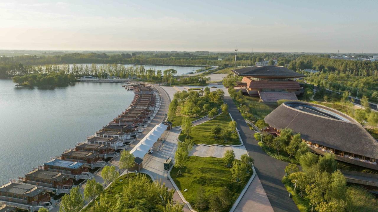 BIM建筑|雄安白洋淀水岸公园 / TLS景观设计事务所