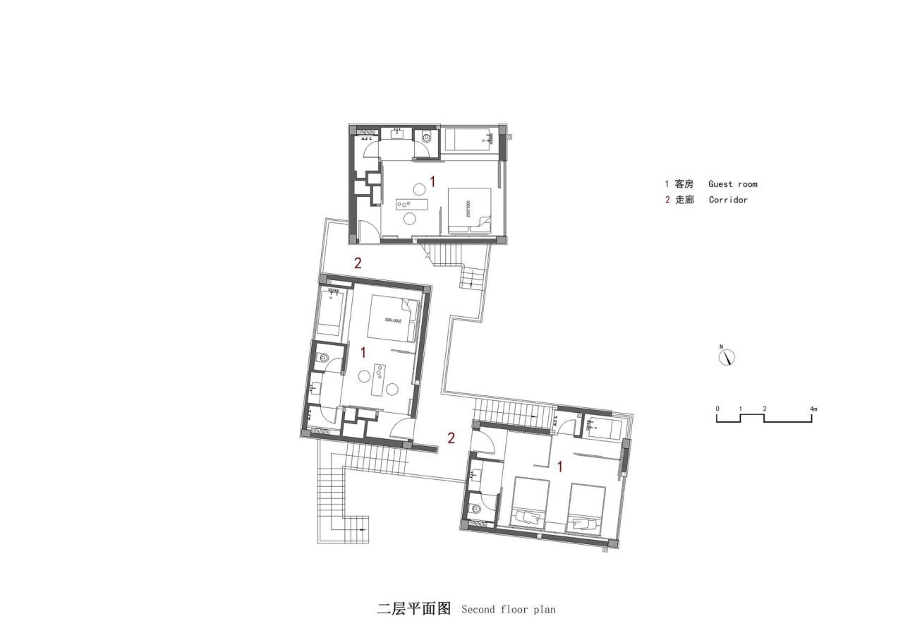 BIM建筑|青骊民宿 / HEI 建筑设计工作室
