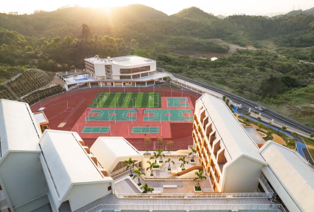 BIM建筑|惠阳沙田镇第二小学 / 墨泰建筑 + 博意建筑