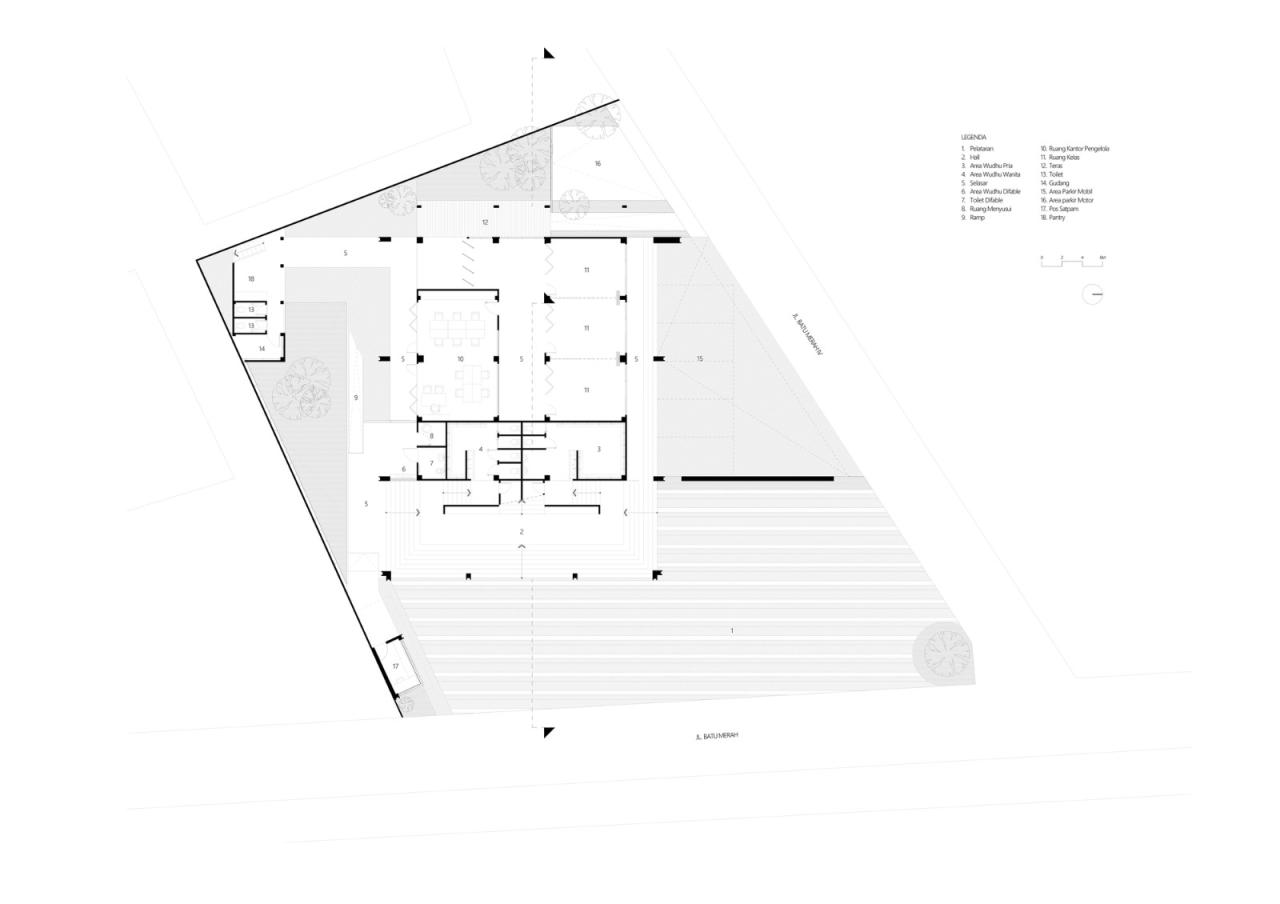 BIM建筑|被动式设计，Jami’Al-Hurriyah 清真寺 / AGo Architects
