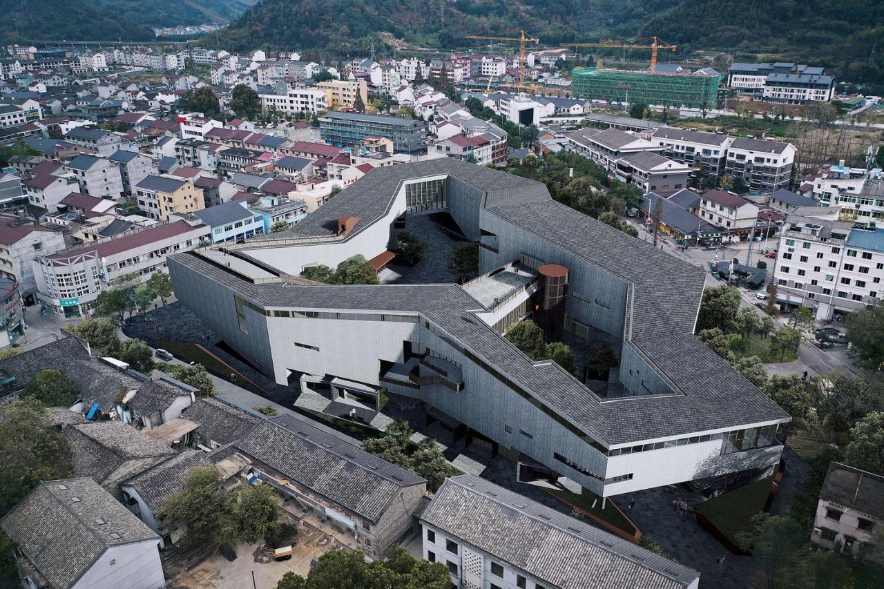 BIM建筑|浙江丽水古堰画乡艺术中心破土动工 / 孟凡浩-line+建筑事务所