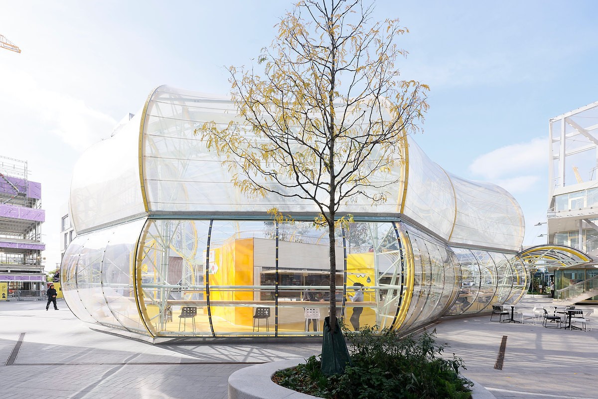 BIM建筑|设计街区食堂 / Selgascano