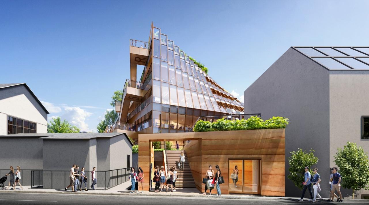 BIM建筑|两面建筑：东京原宿 Harajuku Quest / OMA