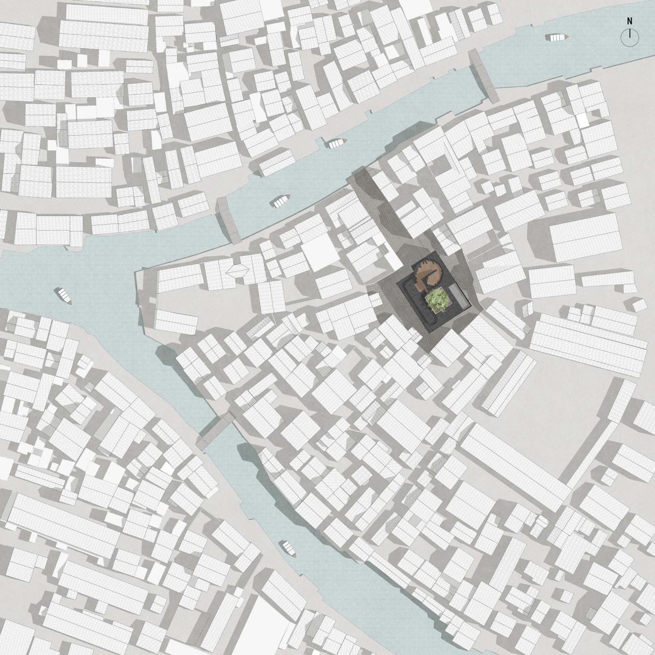 BIM建筑|八坼学镇会客厅 / 得当设计