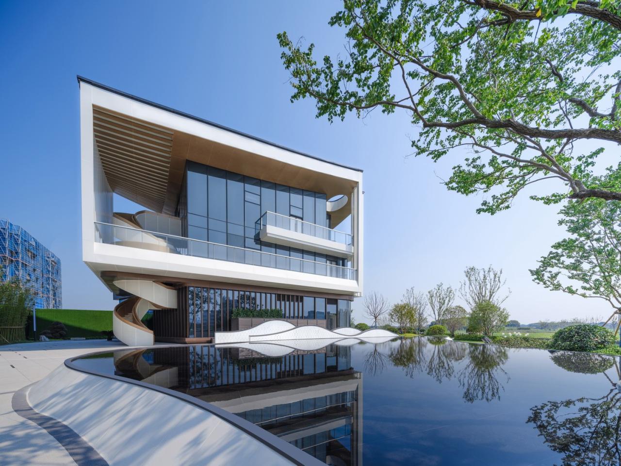 BIM建筑|长三角科大亨芯研究院：在长三角“原点”打造江南水乡式特色产业园 / 三益建筑