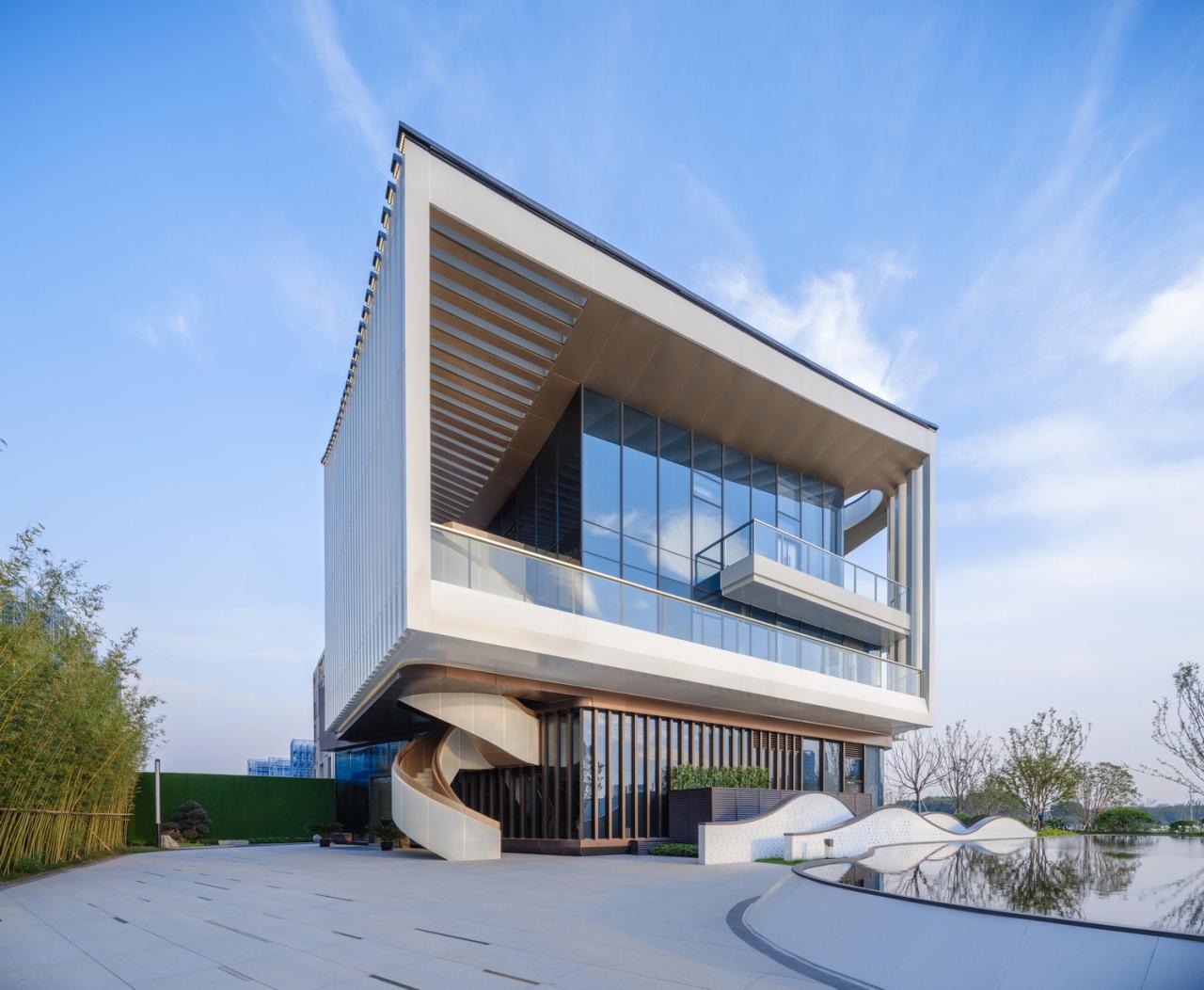 BIM建筑|长三角科大亨芯研究院：在长三角“原点”打造江南水乡式特色产业园 / 三益建筑