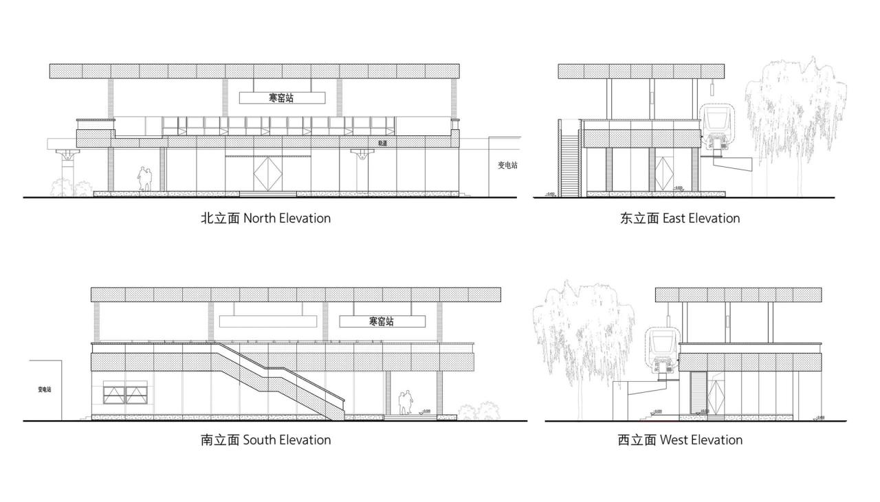 BIM建筑|曲江旅游观光轻轨站点改造提升 / 上海秉仁建筑师事务所