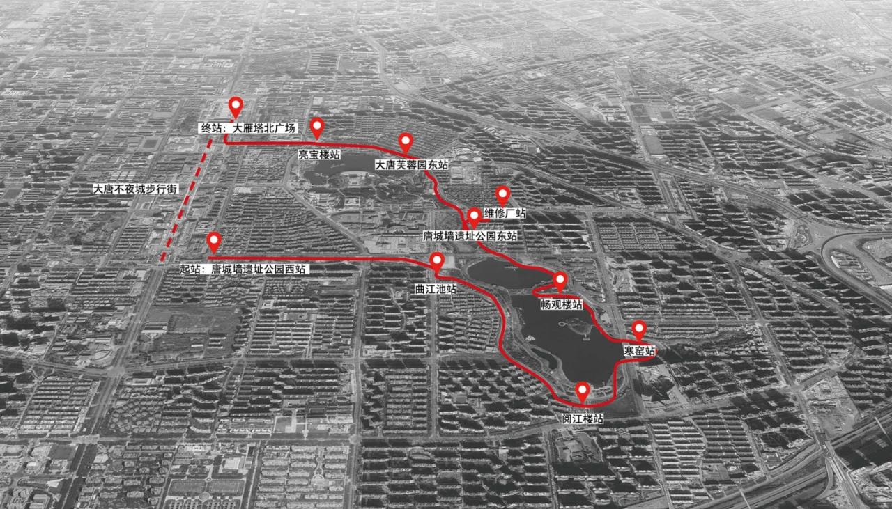 BIM建筑|曲江旅游观光轻轨站点改造提升 / 上海秉仁建筑师事务所