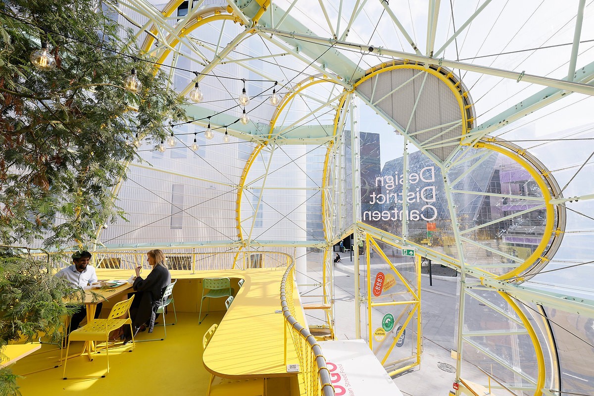 BIM建筑|设计街区食堂 / Selgascano