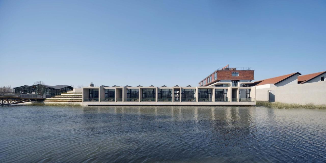 BIM建筑|光明东滩源（原前哨织布厂改造）—客房区 / 同济原作设计工作室