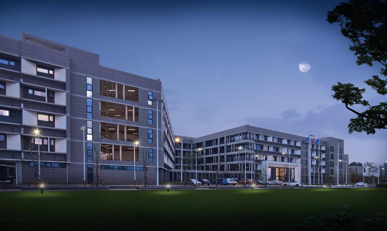 BIM建筑|行山乐水书自华：长江艺术工程职业学院3#教学实训楼 / 湖北建艺风工程设计有限公司