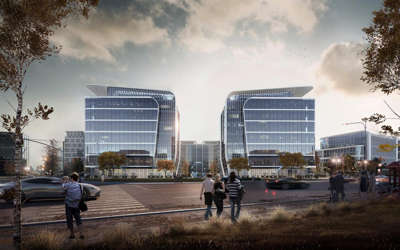 BIM建筑|长三角科大亨芯研究院：在长三角“原点”打造江南水乡式特色产业园 / 三益建筑