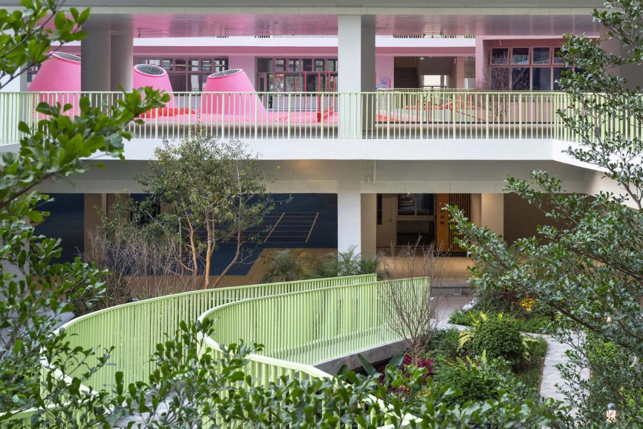 BIM建筑|深圳福田新沙小学 / 一十一建筑