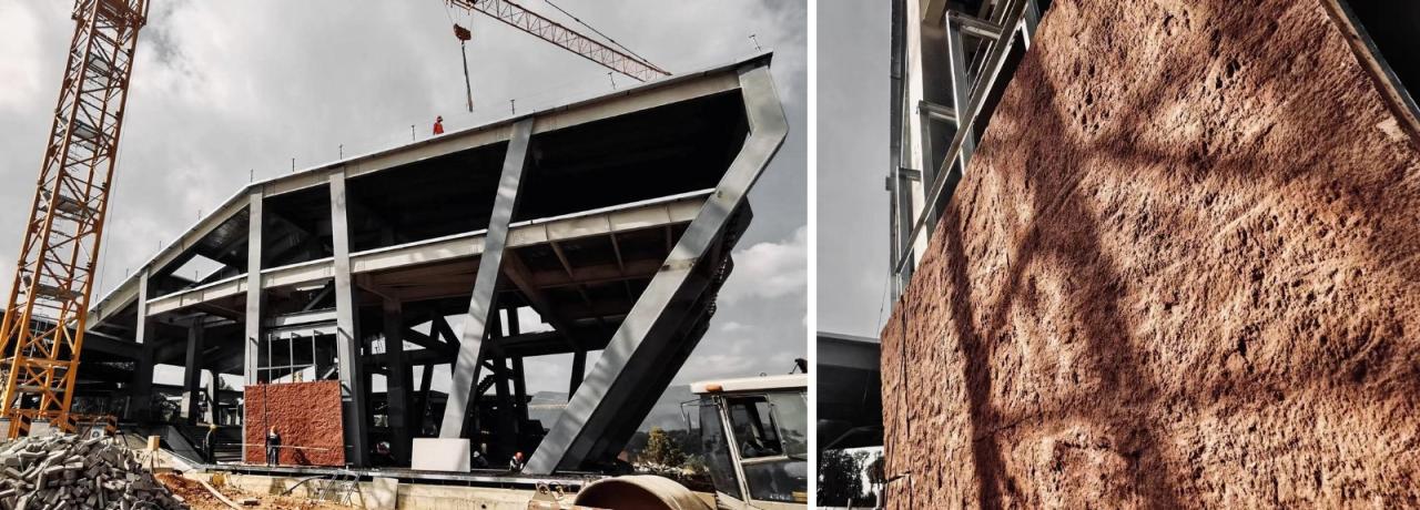 BIM建筑|红色石阵，云南东风韵艺术中心 / 孟凡浩