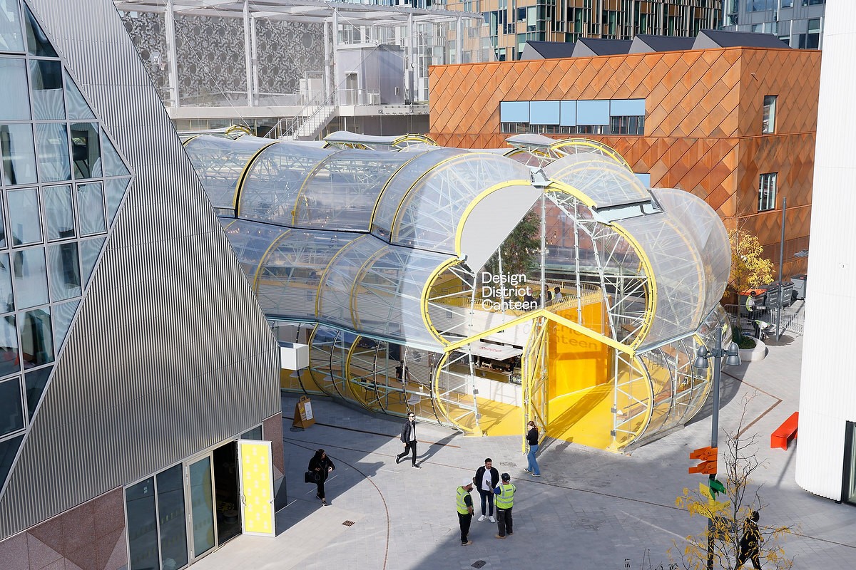 BIM建筑|设计街区食堂 / Selgascano