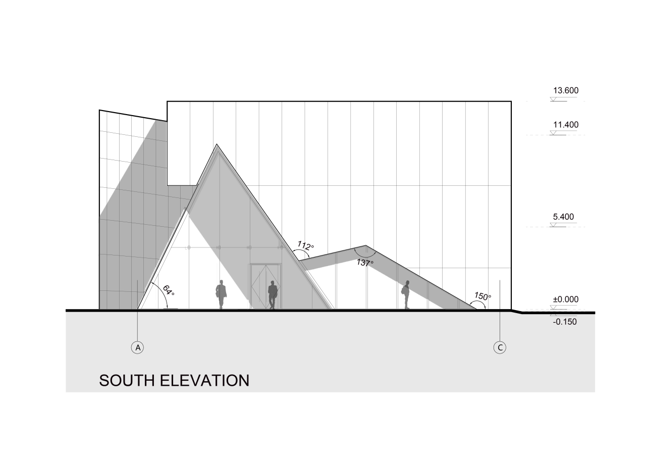 BIM建筑|西安泾河新城崇文郎樾展示中心 / aoe事建组