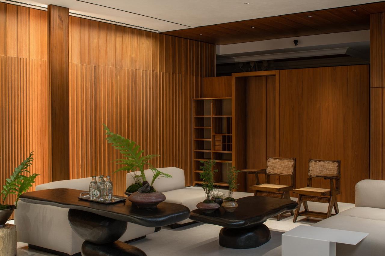 BIM建筑|一种材料与当代建构的情绪平衡：本木展厅 / 蜂鸟设计