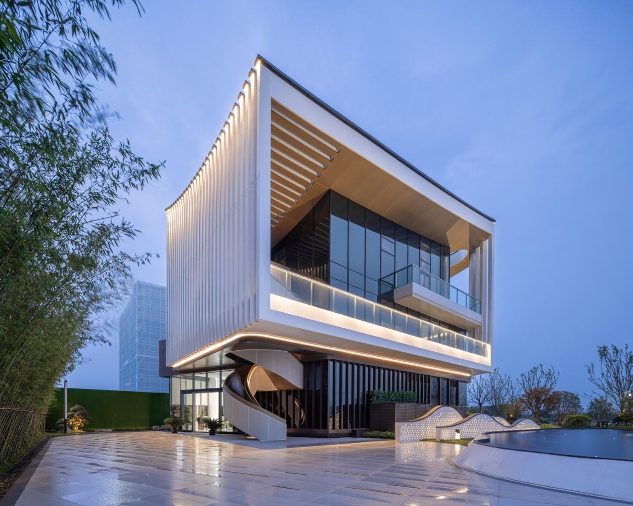 BIM建筑|长三角科大亨芯研究院：在长三角“原点”打造江南水乡式特色产业园 / 三益建筑