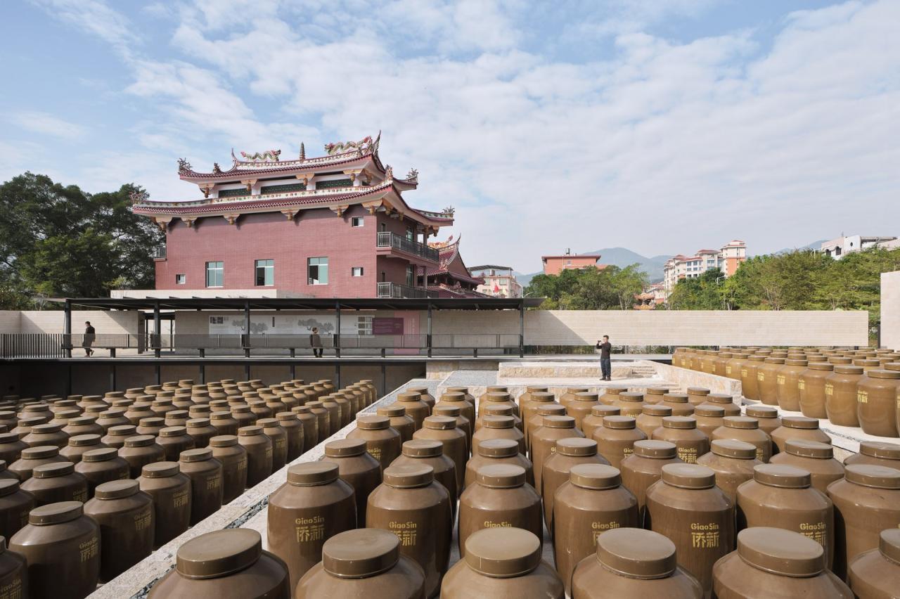 BIM建筑|永春侨新红粬醋观光工厂 / 渤岳建筑设计