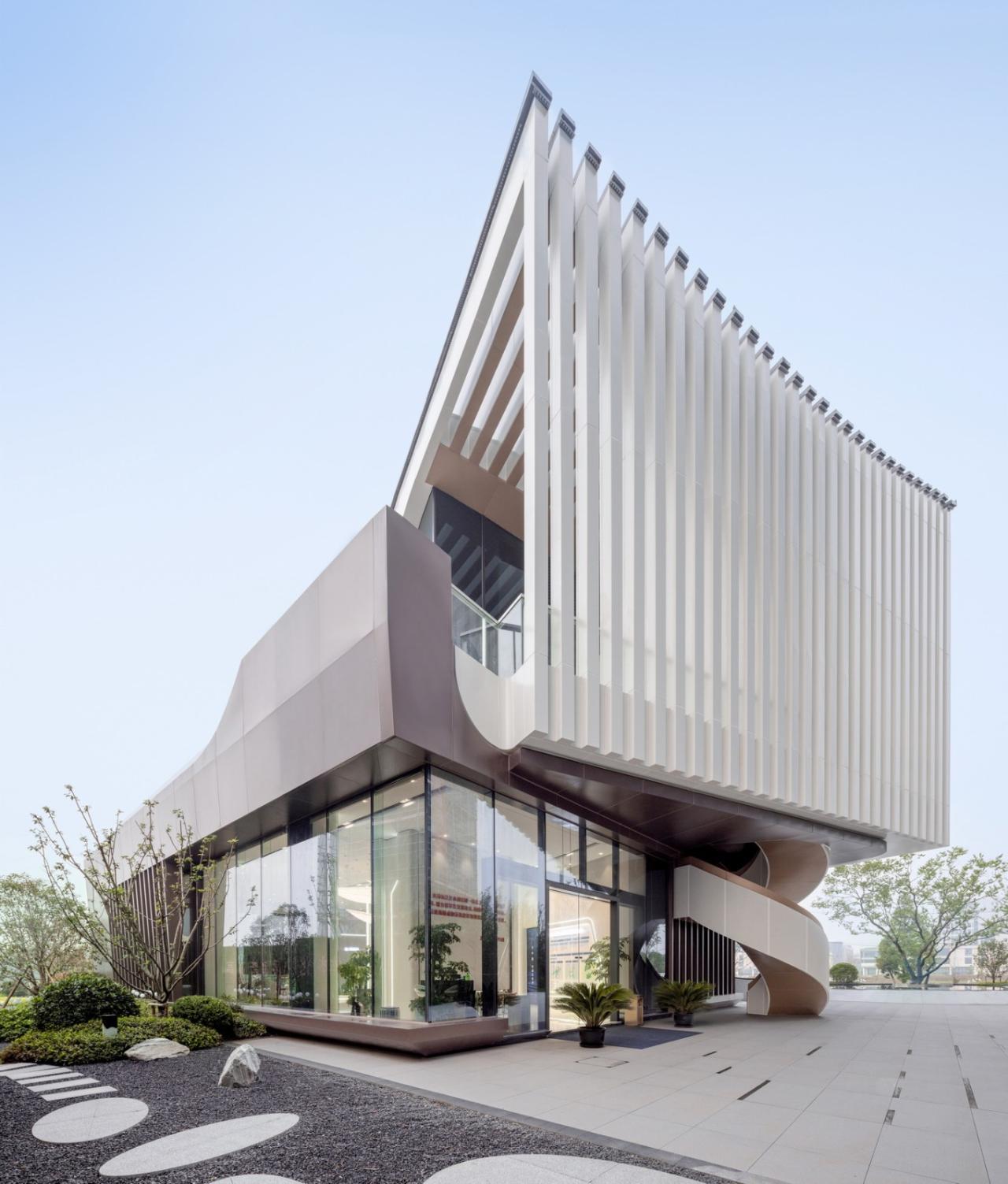 BIM建筑|长三角科大亨芯研究院：在长三角“原点”打造江南水乡式特色产业园 / 三益建筑