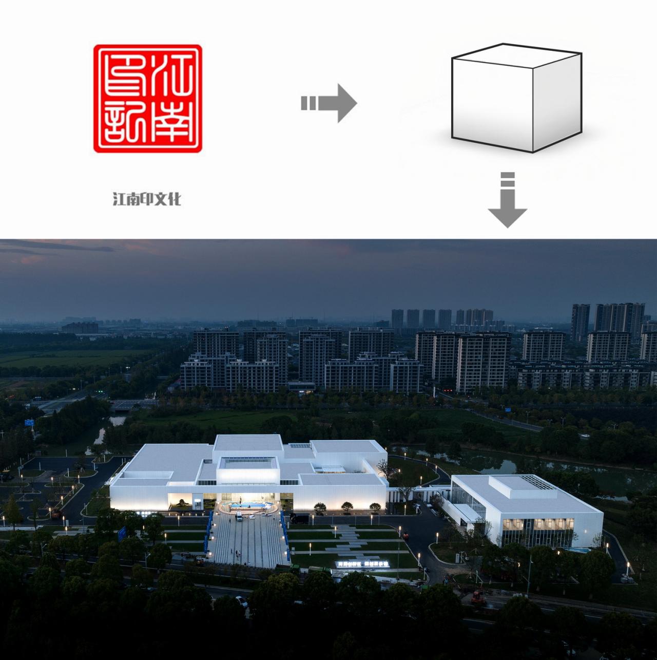 BIM建筑|江南印·造园六章——“两湖”创新区规划展示馆 / 简和建筑