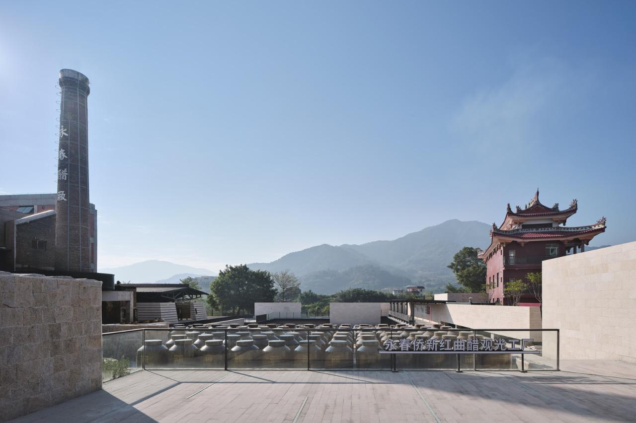 BIM建筑|永春侨新红粬醋观光工厂 / 渤岳建筑设计